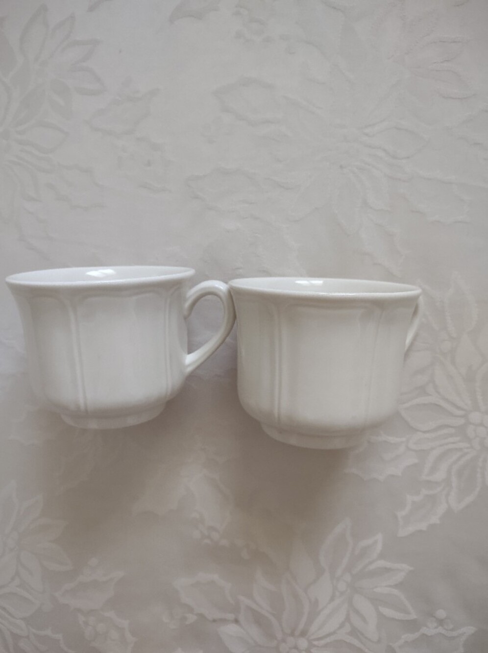 Vintage Red Cliff Heirloom Stoneware Cups Victorian Farmhouse Tea Coffee